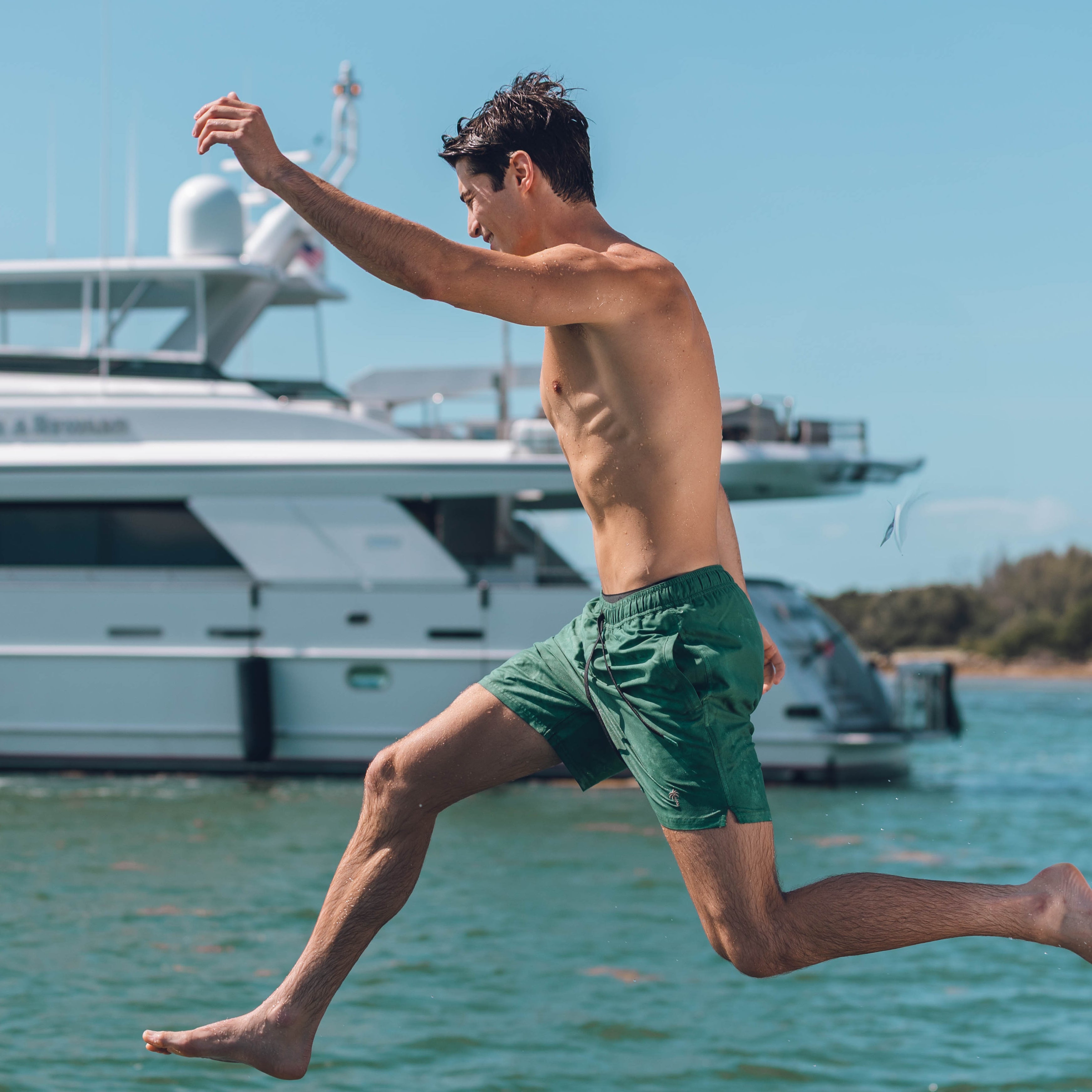 Palm Tree Swim Shorts
