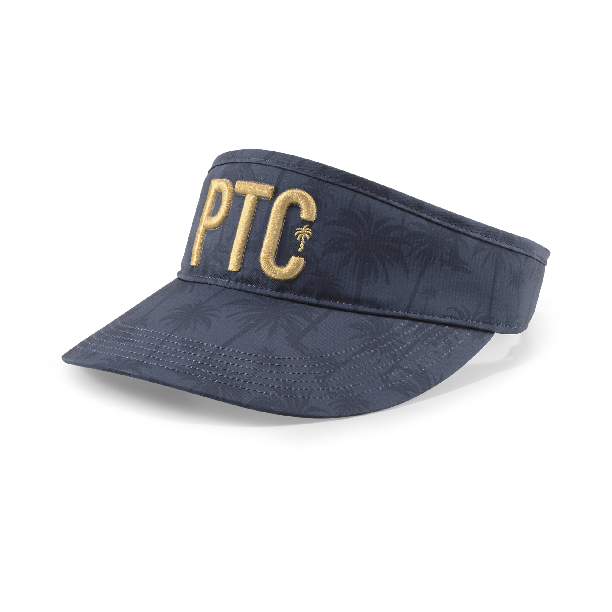 PUMA X PTC High Crown Golf Visor Navy Blazer – Palm Tree Crew