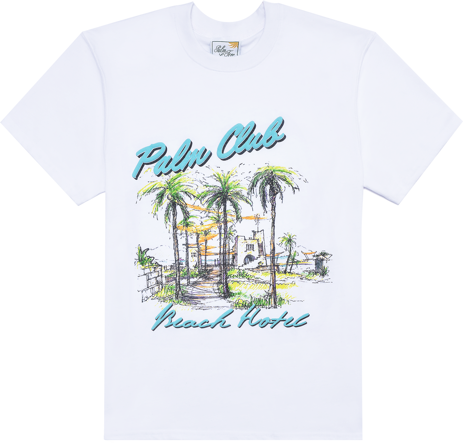 Palm Club Beach House Tee