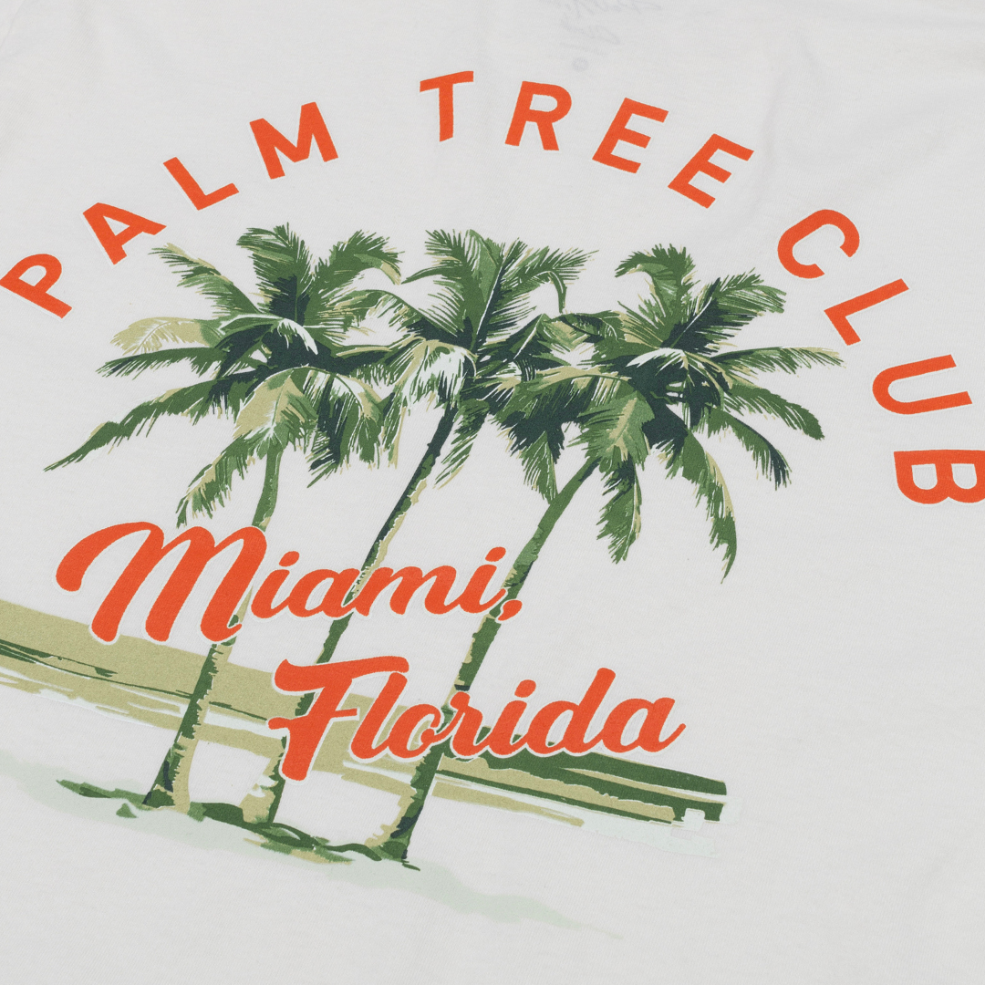 Miami Back Palms Tee