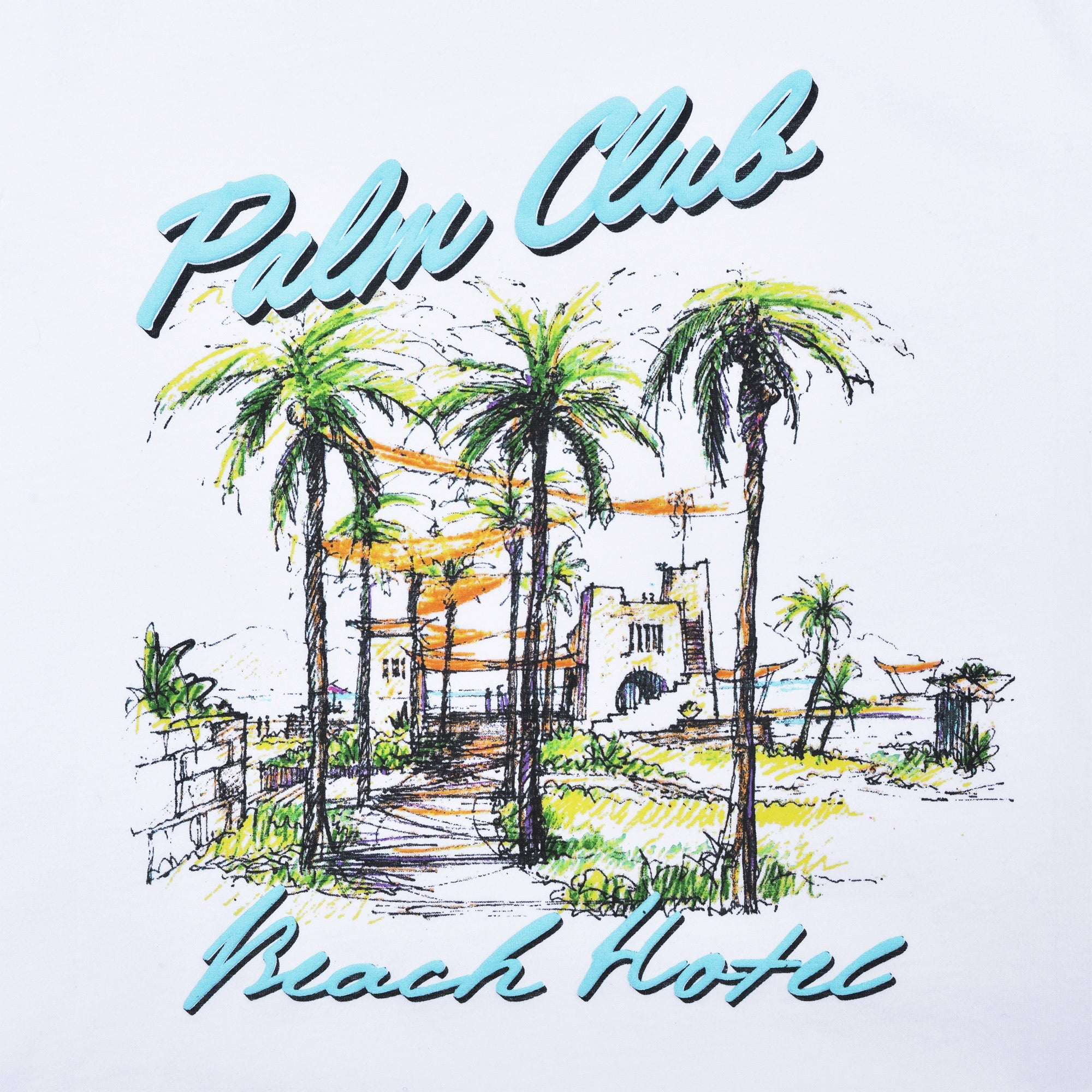 Palm Club Beach House Tee