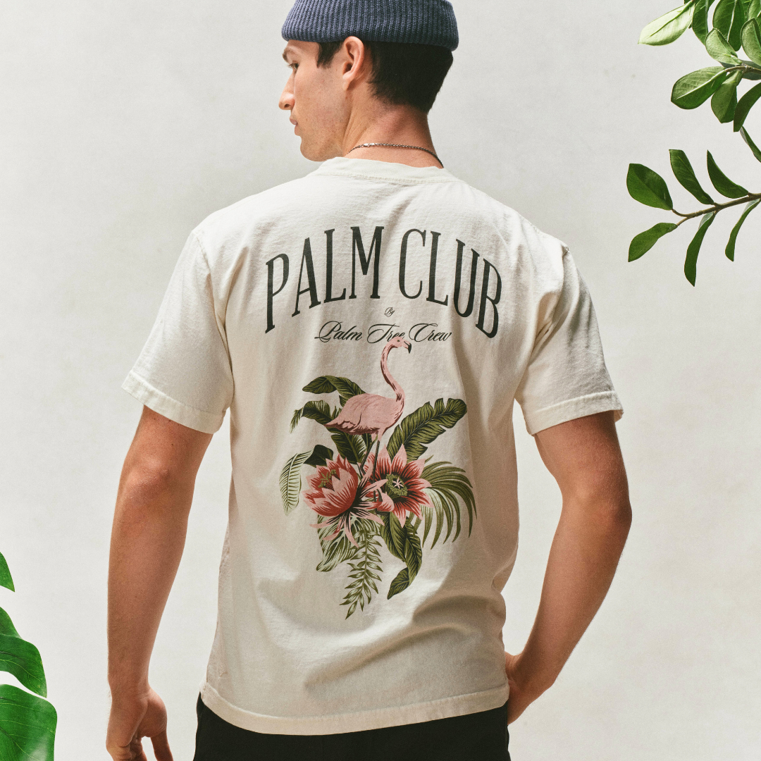 Palm Club Flamingo Tee