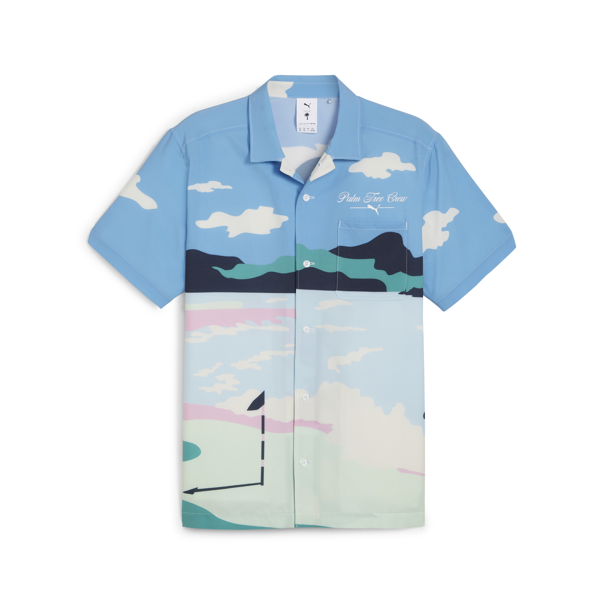 PUMA x PTC Open Collar Print Shirt