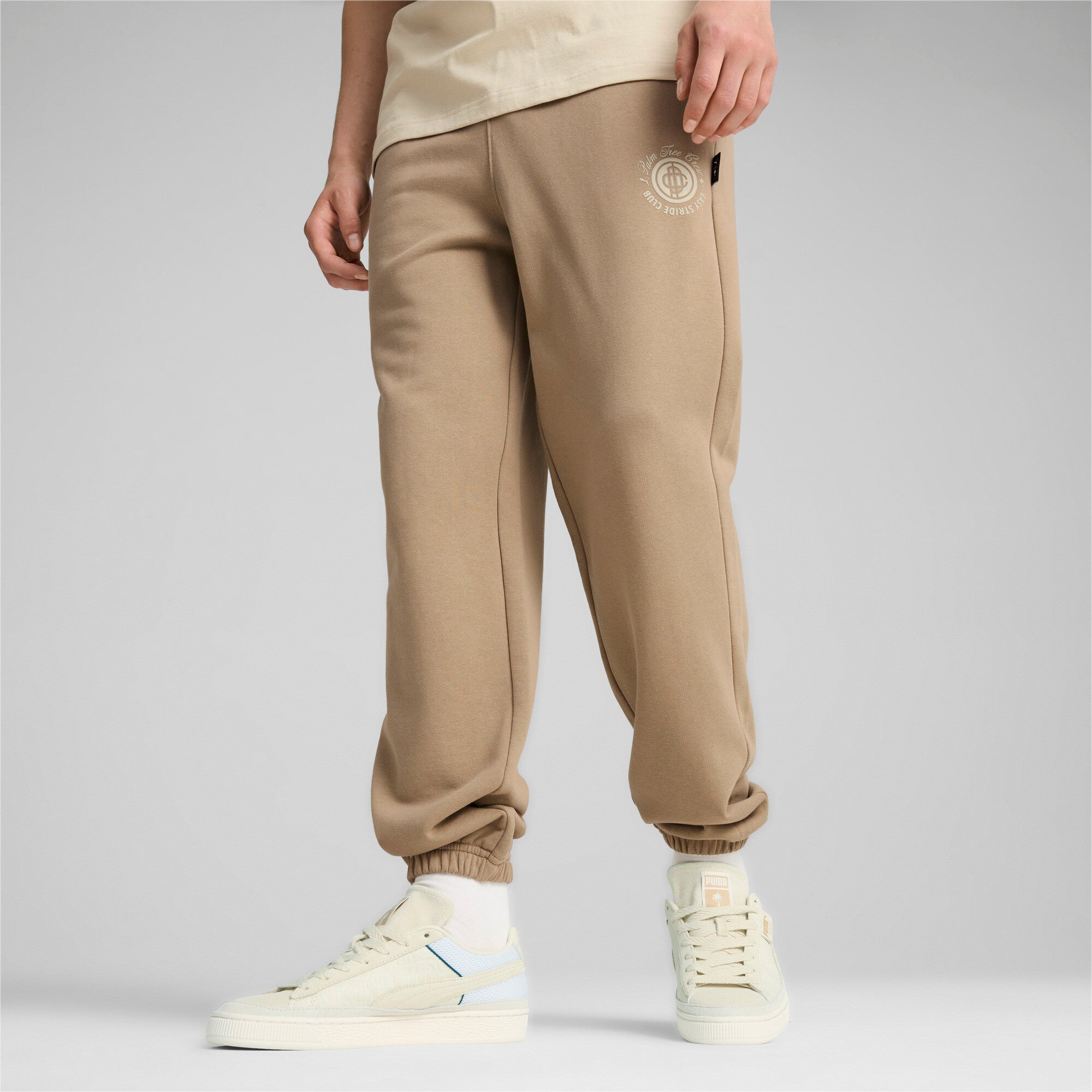 Khaki puma joggers online