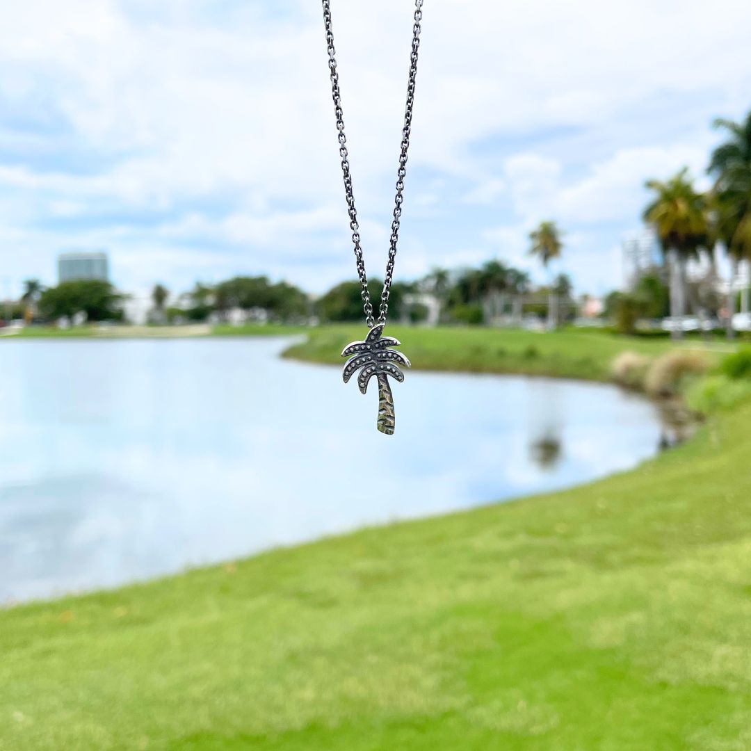 Women's Palm Tree Necklace