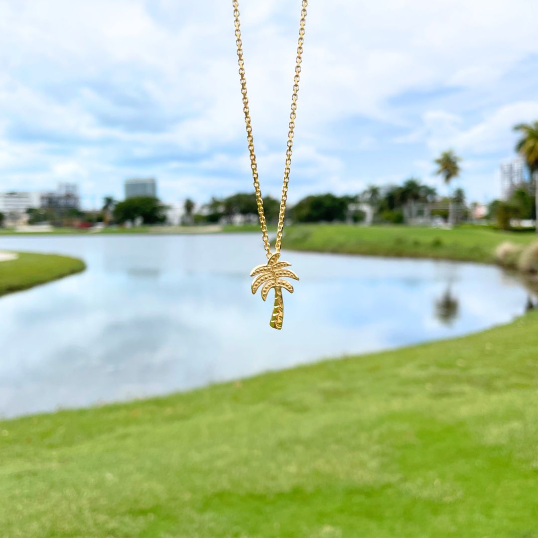 Women's Palm Tree Necklace