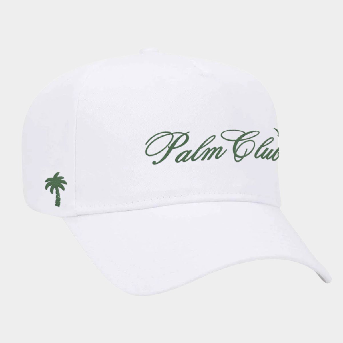 The Palm Club Hat White