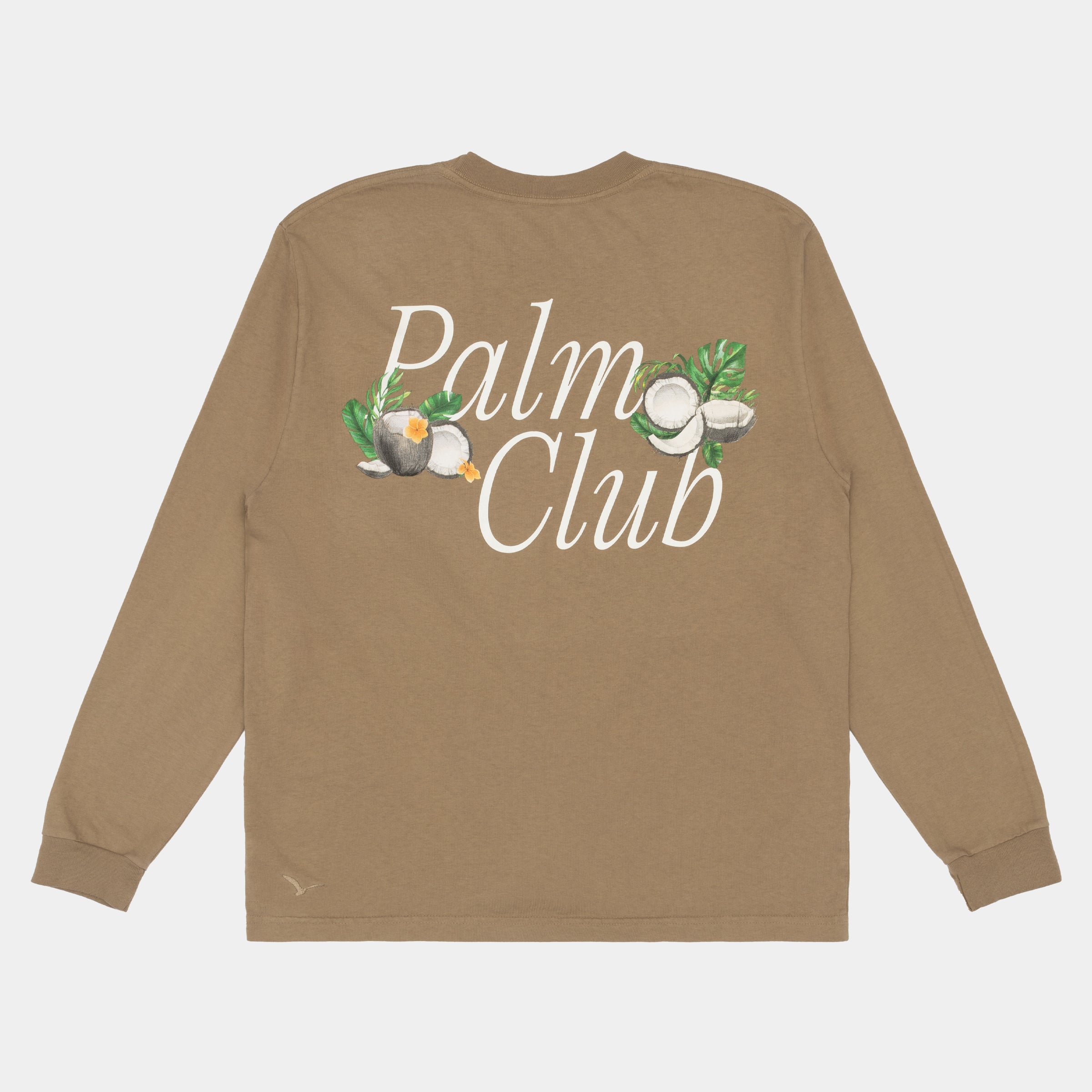 Palm Club Coconut LS Tee