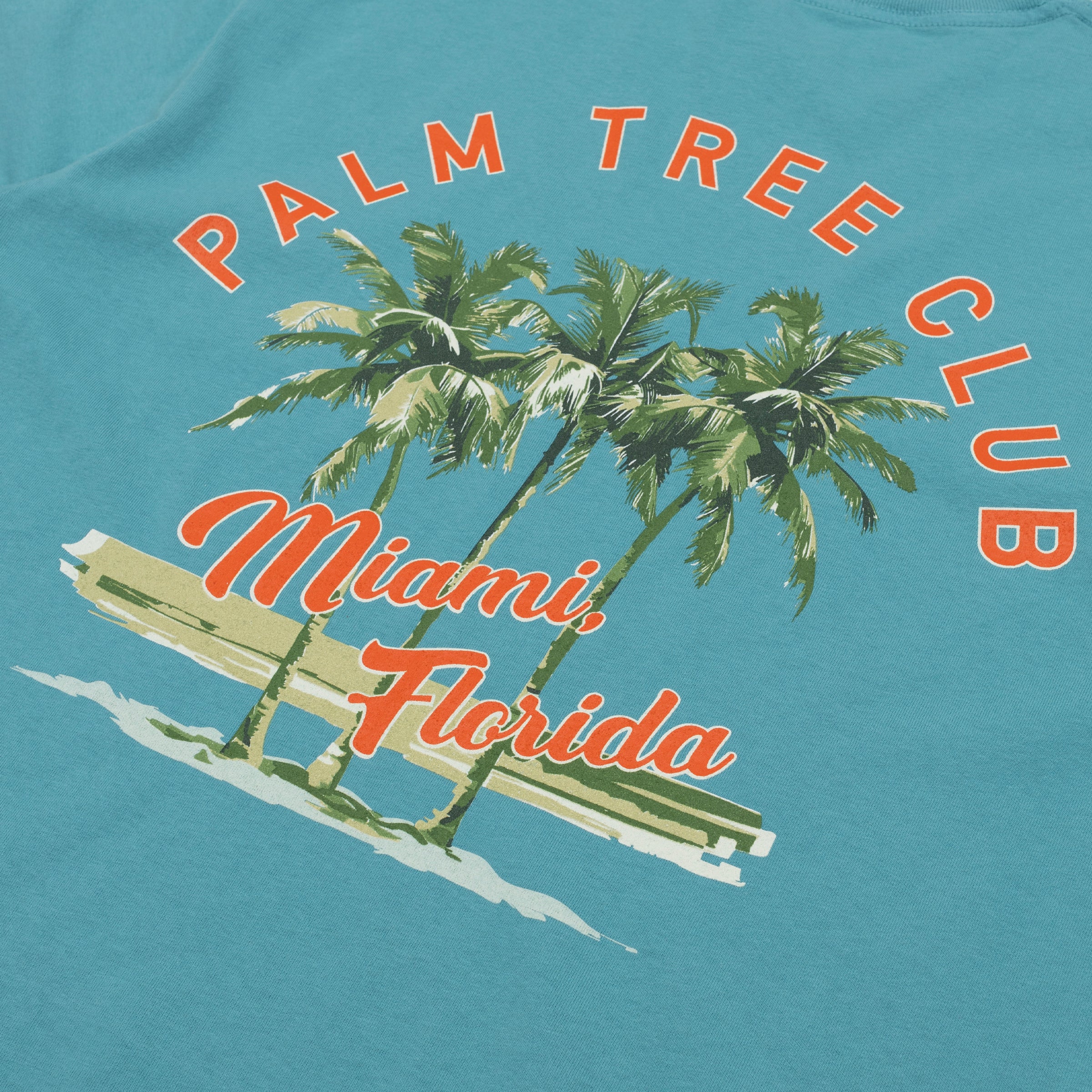 Miami Back Palms Tee