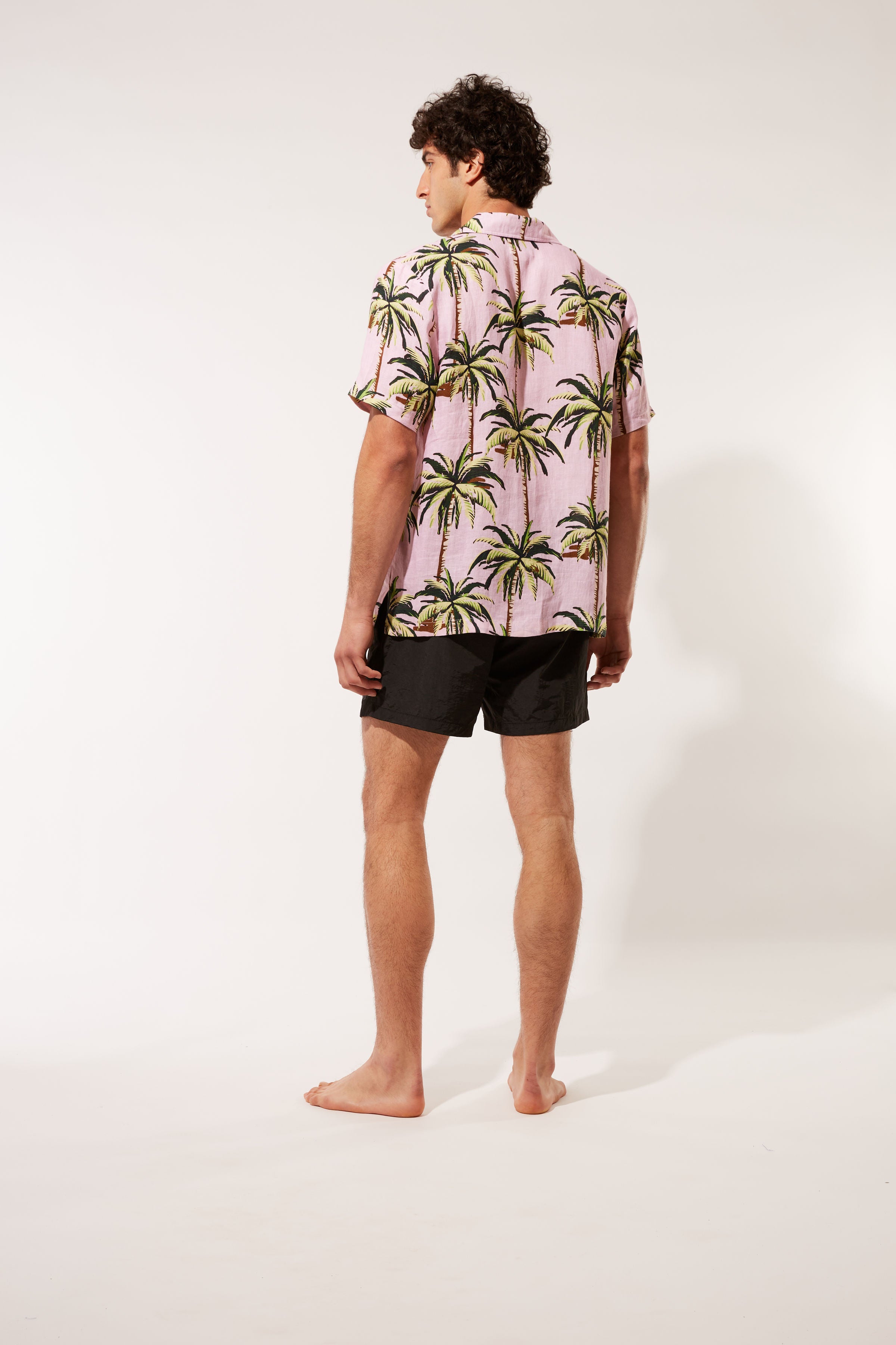 The Cabana Shirt Palm Tree Print